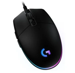 Mouse Gamer Logitech G203 LIGHTSYNC RGB, Efeito de Ondas de Cores, 6 Botões Programáveis e Até 8.000 DPI, Preto – 910-005793