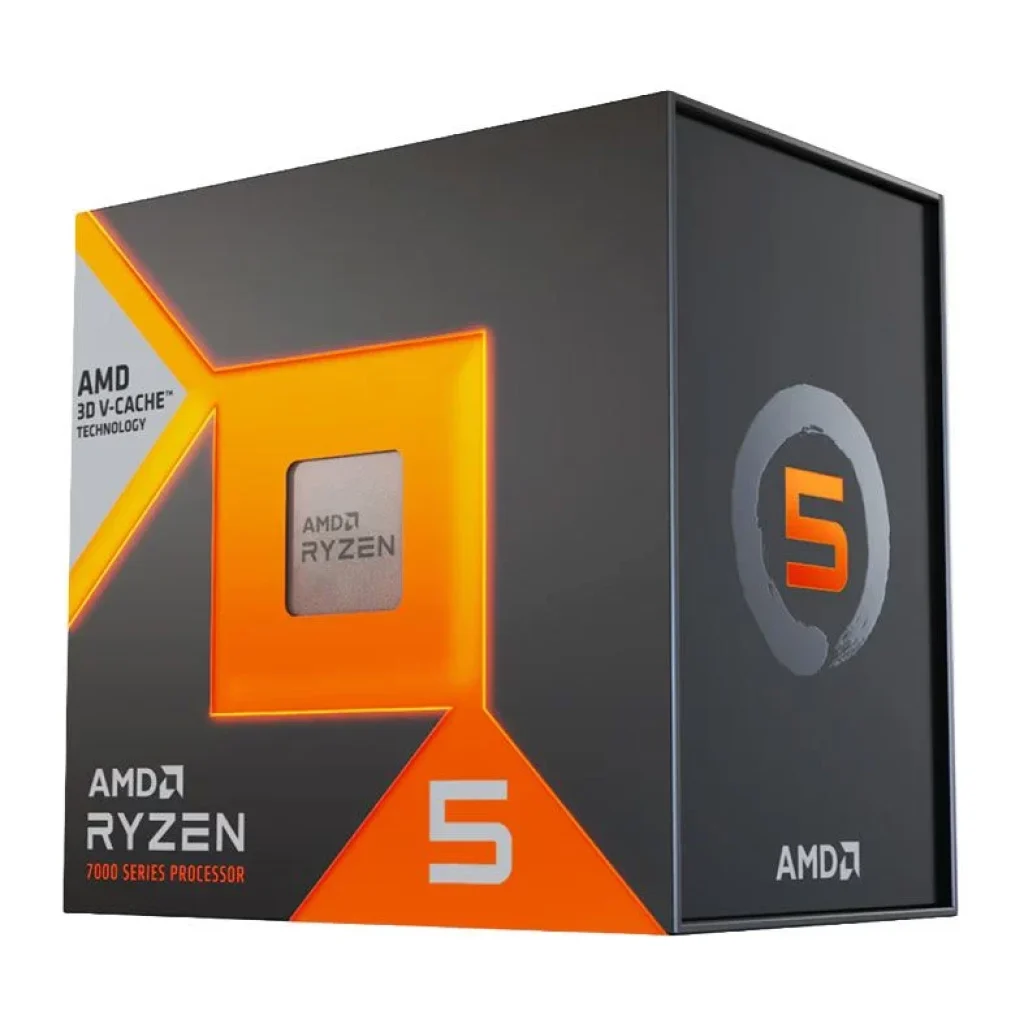 Processador AMD Ryzen 5 7600X3D, 4.7GHz (5.6GHz Turbo), Cache 96MB, AM5, 6 Cores, 12 Threads, Vídeo Integrado, WOF - 100-100001721WOF