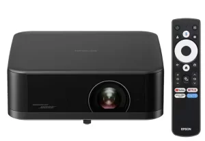 Projetor Portátil Smart Epson Lifestudio Pop Plus 4K PRO-UHD EF-62 Som Bose Google TV Wi-Fi
