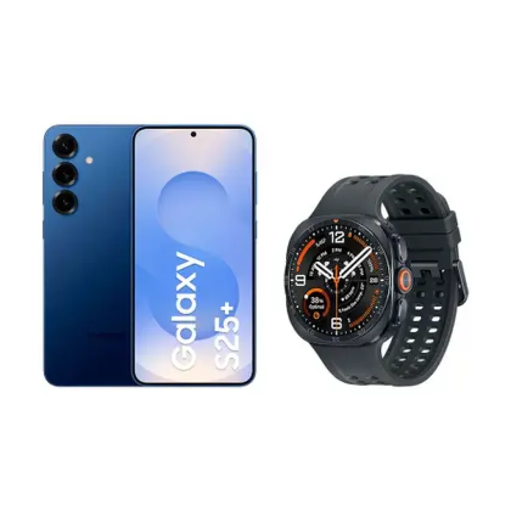 S25+ (512GB) - Azul Marinho + Watch Ultra2 47mm LTE - Titânio Preto