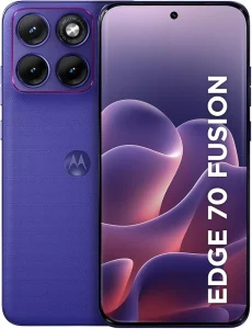 Smartphone Motorola Edge 70 Fusion 5G – 256GB 24GB (8GB RAM + 16GB RAM Boost), Câmera 50MP Sony Lytia 710, Tela 6,8″ Extreme AMOLED 1.5K 144Hz 5200 mAh 68W TurboPower – XT2605-3