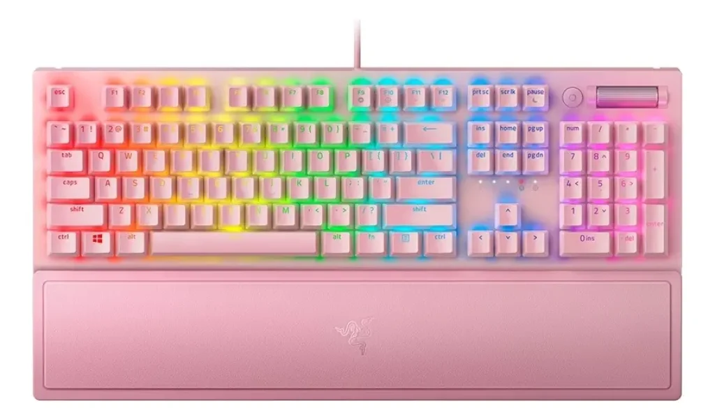 Teclado Blackwidow V3 Rosa Razer - Rz0303541800