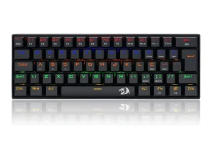 Teclado Gamer Redragon Lakshmi, Rainbow, Switch Redragon MK II Black, Layout 60%, ABNT2, Preto – K606R (PT-BLACK)