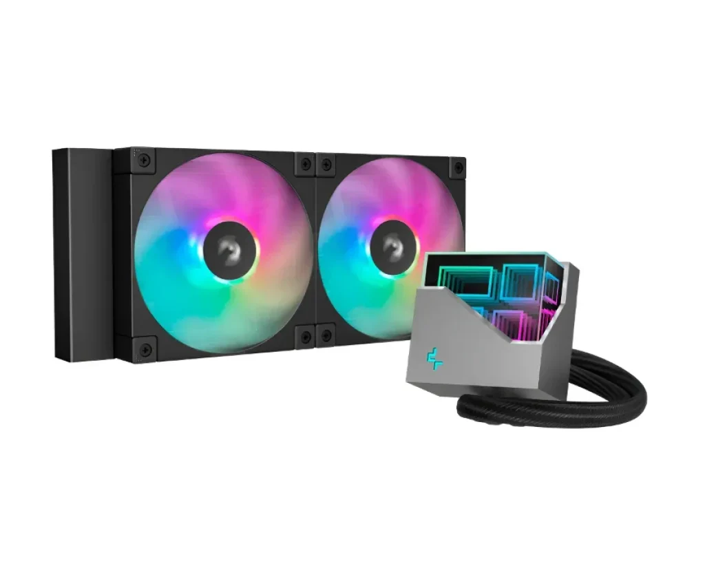 Water Cooler 240mm DeepCool LT240 RGB TDP 150W Intel e AMD Preto - R-LT240-BKAMNC-G-1
