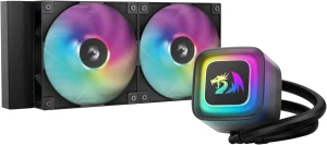 Water Cooler Redragon GamerStorm LE240 RD 240mm RGB Compatível c/ Intel LGA 1851/1700/1200/1151 e AMD AM4/AM5 Preto – R-LE240RD-BKAMMN-A-1
