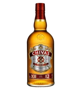 Whisky Chivas Regal 12 anos Blended Escocês – 1 Litro