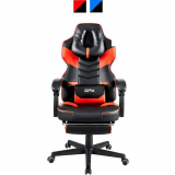 Cadeira Gamer Reclinável e Giratória com Apoio Retrátil para Pés Azul GT13 – DPX