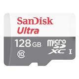 Cartão de Memória Micro SD de 128GB SanDisk Classe 10 Ultra MSDXC UHS-I – Branco