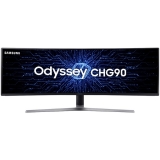 Monitor Gamer Curvo Samsung 49”, DFHD, 32:9, 144 Hz, 1ms, HDMI, DP,Freesync,HAS, preto, série CHG90