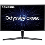 Monitor LED 24″ Gamer Samsung CRG50 1920×1080 Curvo FHD 144 Hz HDMI DP Freesync Preto Série