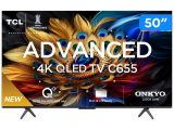 Smart TV 50” 4K UHD QLED TCL 50C655 Wi-Fi – Bluetooth 3 HDMI 1 USB