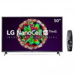 Smart TV NanoCell 4K LG LED 50″ com ThinQAI, Google Assistente e Wi-Fi – 50NANO79SND