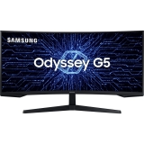 Monitor Gamer Curvo Samsung Odyssey 34″ Ultra WQHD 165hz 1MS HDMI Display Port Freesync Premium Série G5 – Preto