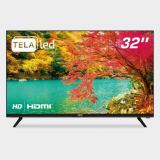 TV LED 32″ HQ HD com Conversor Digital Externo 2 HDMI 2 USB e Design Slim