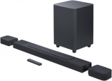 Soundbar JBL BAR1000 7.1.4 Canais com Ponteiras Destacáveis Multibeam Dolby Atmos DTSX 440W e Wi-Fi