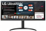 Monitor LG UltraWide 34WP550 IPS Full HD, 2560×1080, sRGB 99%, HDR10, FreeSync, Ajuste de Inclinação, Preto