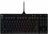 Teclado Mecânico Gamer RGB Logitech G PRO com Layout US, Design TKL, Cabo Destacável e Switch Exclusivo GX Blue Clicky