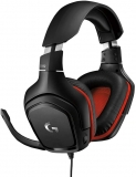 Headset Gamer Logitech G332 para PC, PlayStation, Xbox e Nintendo Switch – Preto/Vermelho