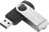 Multilaser – PD590 Pen Drive Twist 64GB USB Leitura 10MB/s e Gravação 3MB/s Preto
