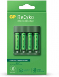 CARREGADOR USB RECYKO EVERYDAY (B421) com 4 Pilhas AAA 850mAh, GP Batteries,