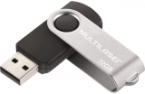 Multilaser – PD589 Pen Drive Twist 2.0 32GB USB Leitura 10MB/s e Gravação 3MB/s Preto