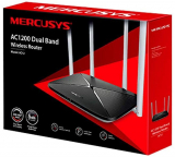 Roteador Wireless MERCUSYS AC12 1200mbps – 4 Antenas, Cinza, Grande