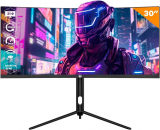 Monitor Gamer Curvo 30” Ultrawide 200hz 1ms 2560×1080 Haiz Inteligente Adaptative Sync HDMI/DP HZ-30