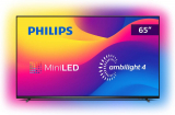 Philips Smart TV 65″ Mini LED 4K 120 Hz Ambilight 4, Android TV, HDMI 2.1, Play-Fi, Freesync PRO, Dolby Vision Atmos, Google Assistant, Alexa, 70 W RMS ‎65PML9507/78