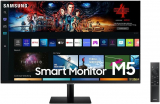 Smart Monitor Samsung 27″, FHD, Plataforma Tizen™, Tap View, USB-c, HDMI, Bluetooth, controle de voz, Preto, Série M5