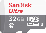 Cartao de Memoria SanDisk Ultra® microSDHC™ UHS-I Card with Adapter – 32GB*