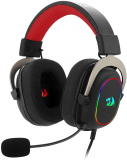 Headset Gamer Redragon Zeus X, Chroma Mk.II, RGB, Surround 7.1, USB, Drivers 53MM, Preto/Vermelho – H510-RGB