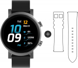 Smartwatch Ticwatch E3, Google Wear OS, Qualcomm Snapdragon Wear 4100, Platform Health Monitor, Fitness Tracker, GPS, NFC, Mic Speaker, IP68 À prova d’água, Compatível com iOS e Android