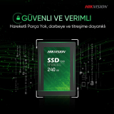 Ssd Hikvision 240Gb Sata IIi 2,5″ Hs-Ssd-C100-240G