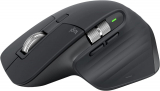 Mouse sem fio Logitech MX Master 3S com Sensor Darkfield para Uso em Qualquer Superfície, Design Ergonômico, Clique Silencioso, Conexão USB ou Bluetooth – Grafite