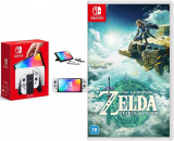 Console Nintendo Switch OLED Branco + The Legend of Zelda – Tears of Kingdom