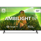 Smart TV Philips 50″ 4K 50PUG7908/78 LED Ambilight HDR10+ Dolby Vision 3X HDMI 2X USB Google TV WiFi