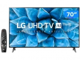 Smart TV UHD 4K LED 70” LG 70UN7310PSC Wi-Fi – Bluetooth HDR Inteligência Artificial 3 HDMI 2 USB