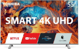Smart TV Toshiba UHD 4K 55″ QUANTUM DOT Alexa Wifi Integrado Bluetooth 3 HDMI 2 USB Toshiba – TB005
