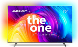 Smart TV 75″ 4K 120 Hz Philips THE ONE, Google TV, Ambilight, P5, DTS Play-Fi, Freesync, Dolby Vision Atmos, 50W RMS 2.1 – 75PUG8807/78