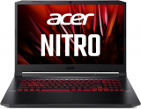 Notebook Gamer Acer Nitro 5 Intel Core i7-11600H, 16GB RAM, NVIDIA GeForce RTX 3050 4GB, SSD 512GB, 17.3″ FHD 144Hz IPS, Linux, Preto com vermelho – AN517-54-765V