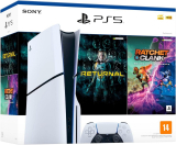 Console PlayStation 5 Slim Disk 1TB com jogos Returnal e Ratchet & Clank