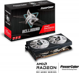 Placa de vídeo PowerColor Hellhound AMD Radeon RX 6600 XT com memória GDDR6 de 8 GB, alimentada por AMD RDNA 2, HDMI 2.1