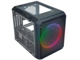 Gabinete Gamer K-Mex Microcraft V CG-05RC – RGB ATX 3 FANs Preto