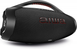 Caixa de Som AIWA Boombox BBS-01-B, 200W, IP66 com Alça, 30H de Bateria, Bluetooth, TWS