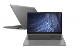 Notebook Lenovo Ultrafino Ideapad 3 R5-5500u 12gb 256gb Ssd Linux 15.6 82mfs00000 Cinza