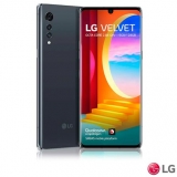 Smartphone LG Velvet Aurora Gray 128GB, 6GB RAM, Tela de 6.8”, Câmera Traseira Tripla, Android 10, Inteligência Artificial e Processador Octa-Core