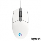 Mouse Óptico para Jogos LIGHTSYNC Branco – Logitech – G203