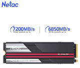 SSD M.2 Netac 2TB, Read 7200MB/s, Write 6800MB/s