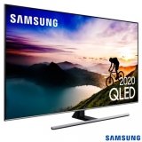 Smart TV 55” Samsung QLED 4K 55Q70T, Pontos Quânticos, HDR, Borda Infinita, Alexa built in, Modo Ambiente 3.0