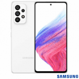 Smartphone Samsung Galaxy A53 5G, 128GB, 8GB RAM, Câmera Quádrupla, Tela Infinita de 6.5″ – Branco